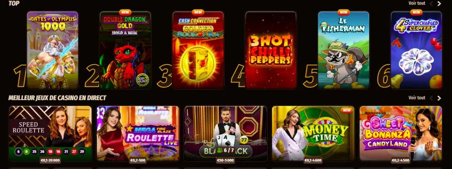 Meilleur casino en ligne